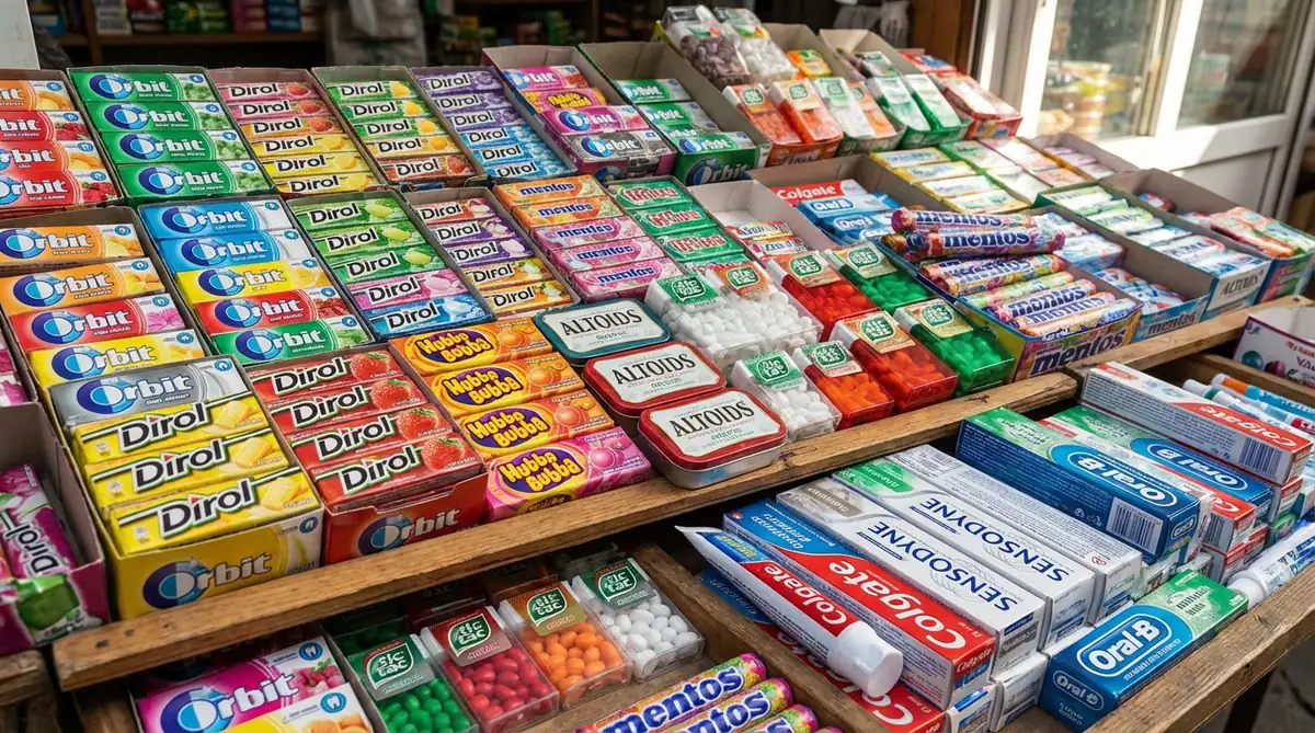 Продукты с ксилитом опасные для пуделей - жвачки, конфеты без сахара]